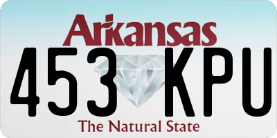 AR license plate 453KPU