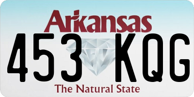 AR license plate 453KQG
