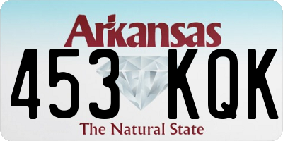 AR license plate 453KQK