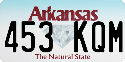 AR license plate 453KQM