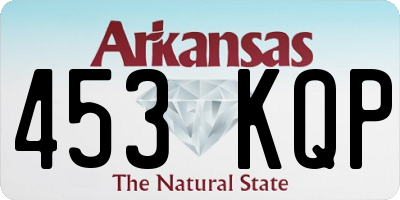 AR license plate 453KQP