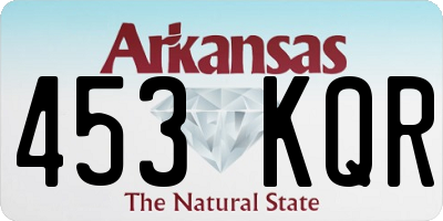 AR license plate 453KQR
