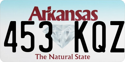 AR license plate 453KQZ