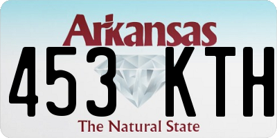 AR license plate 453KTH