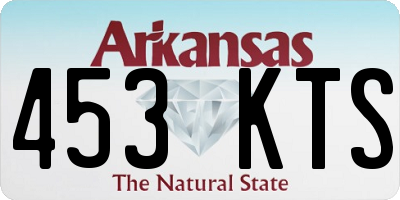 AR license plate 453KTS