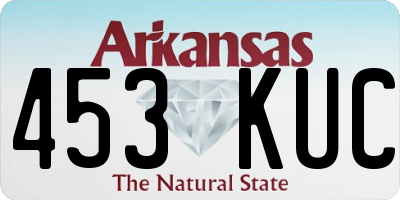 AR license plate 453KUC