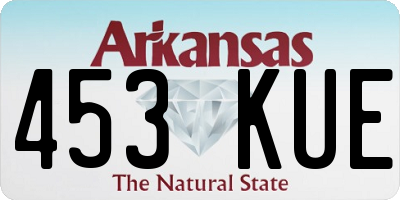 AR license plate 453KUE
