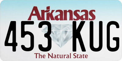 AR license plate 453KUG
