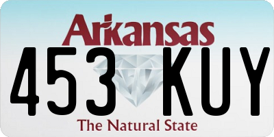 AR license plate 453KUY