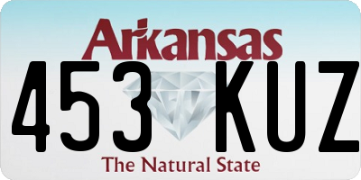 AR license plate 453KUZ
