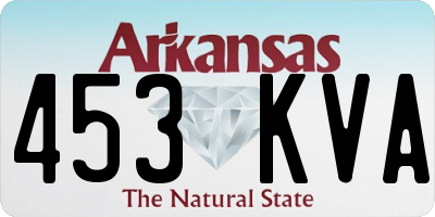 AR license plate 453KVA