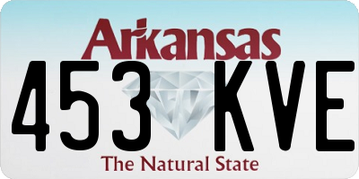 AR license plate 453KVE