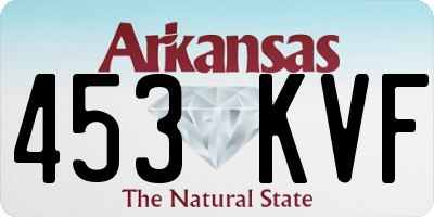 AR license plate 453KVF