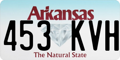 AR license plate 453KVH