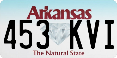 AR license plate 453KVI