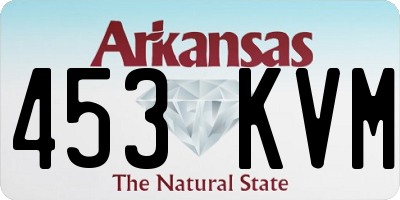AR license plate 453KVM