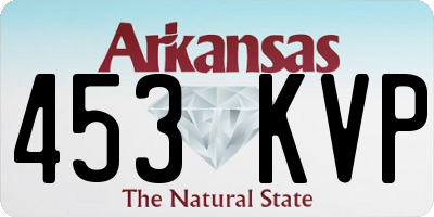 AR license plate 453KVP
