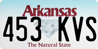 AR license plate 453KVS