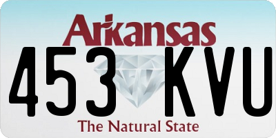 AR license plate 453KVU