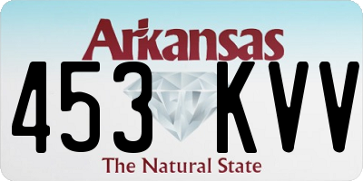 AR license plate 453KVV