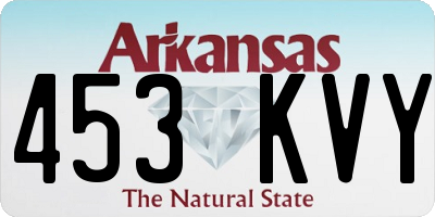 AR license plate 453KVY