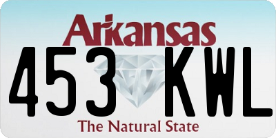 AR license plate 453KWL