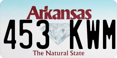AR license plate 453KWM