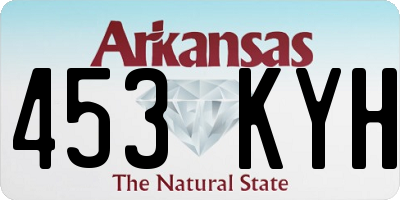 AR license plate 453KYH