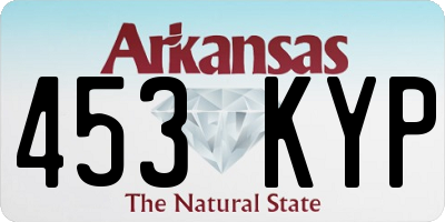 AR license plate 453KYP