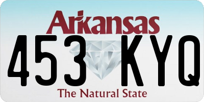 AR license plate 453KYQ