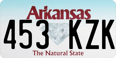 AR license plate 453KZK