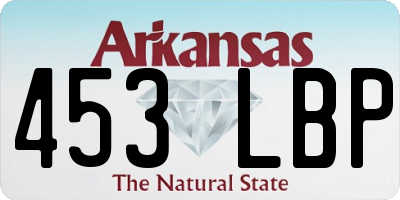 AR license plate 453LBP
