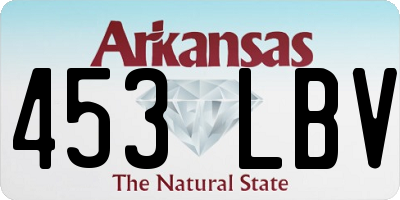 AR license plate 453LBV