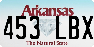 AR license plate 453LBX