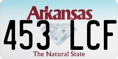AR license plate 453LCF