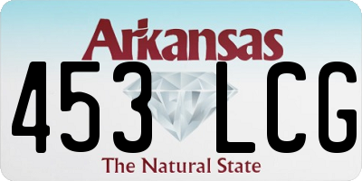 AR license plate 453LCG