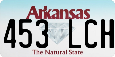 AR license plate 453LCH