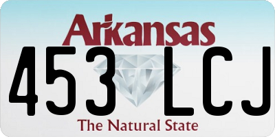AR license plate 453LCJ