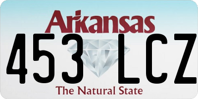 AR license plate 453LCZ