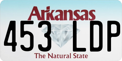 AR license plate 453LDP