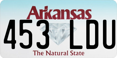 AR license plate 453LDU