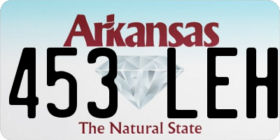 AR license plate 453LEH