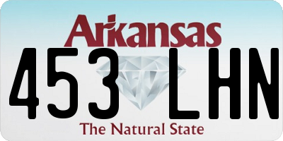 AR license plate 453LHN
