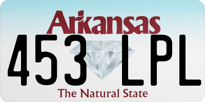 AR license plate 453LPL