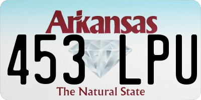 AR license plate 453LPU
