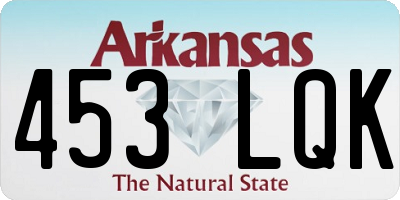 AR license plate 453LQK