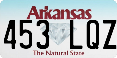 AR license plate 453LQZ