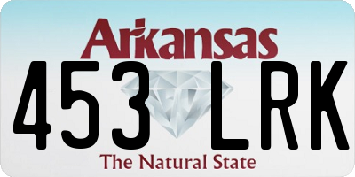 AR license plate 453LRK