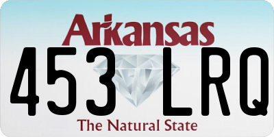 AR license plate 453LRQ
