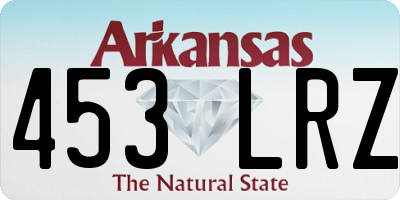 AR license plate 453LRZ